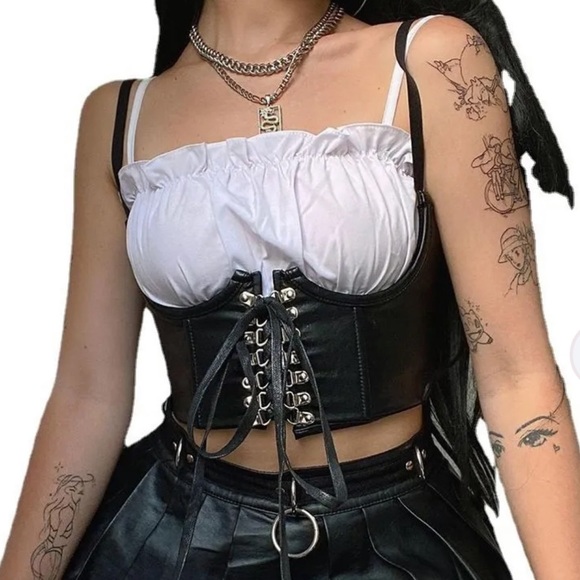 Tops - Lace-Up Body Harness Belt